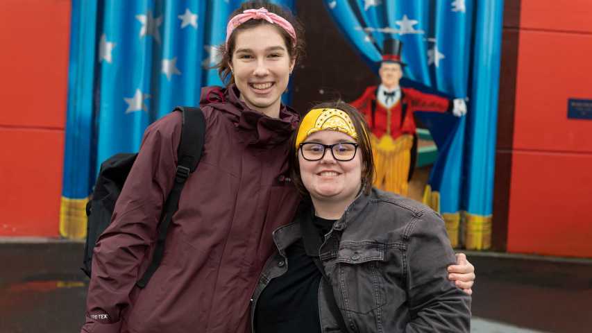 Friends at Luna Park