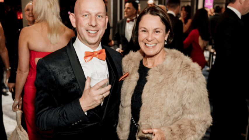 Simon and Jo at the event