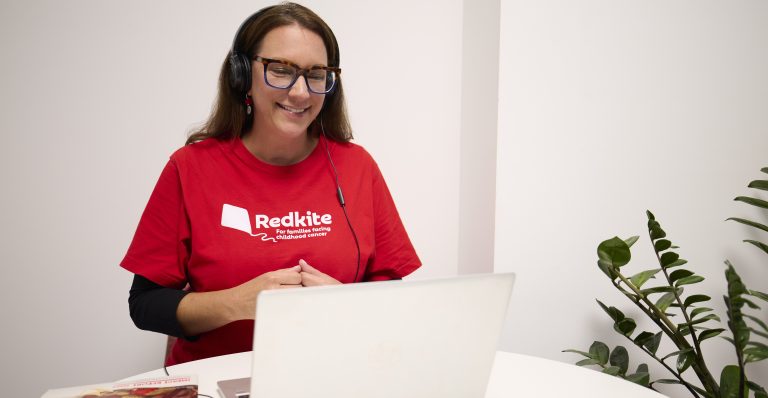 a counselling running an online support program through cancer hub