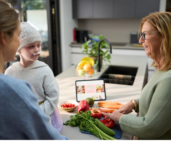 parents and grandparents looking after a young person with cancer